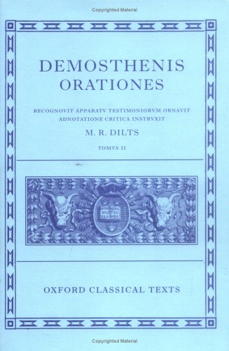 Demosthenis Orationes Vol. II