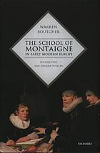 The School of Montaigne in Early Modern Europe