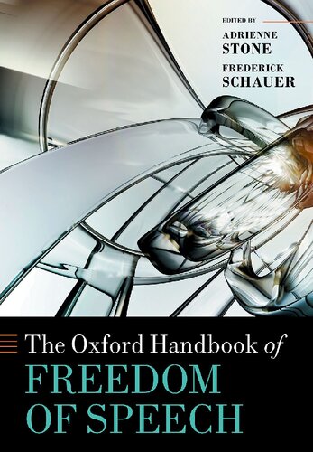 The Oxford Handbook of Freedom of Speech