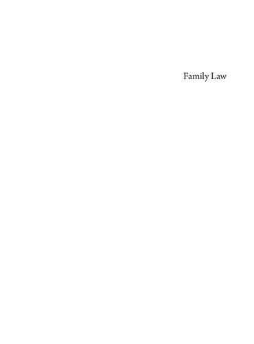 Family law. Vol. 2, Marriage, divorce and matrimonial litigation