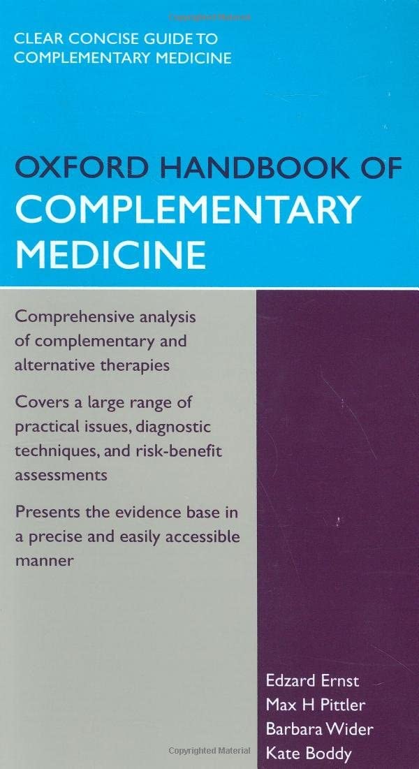 Oxford Handbook of Complementary Medicine (Oxford Handbooks Series)