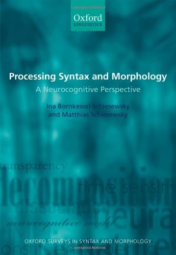 Processing Syntax and Morphology