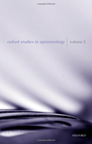 Oxford Studies in Epistemology