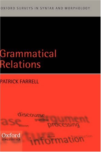 Grammatical Relations