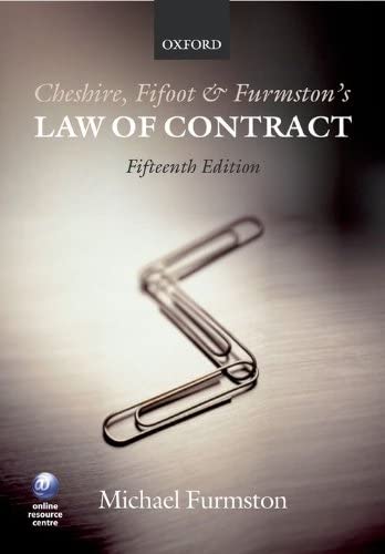 Cheshire, Fifoot and Furmston's Law of Contract