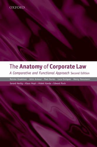 The Anatomy of Corporate Law