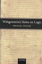 Wittgenstein's Notes on Logic