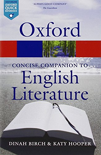 The Oxford Concise Companion to English Literature