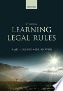 Learning Legal Rules