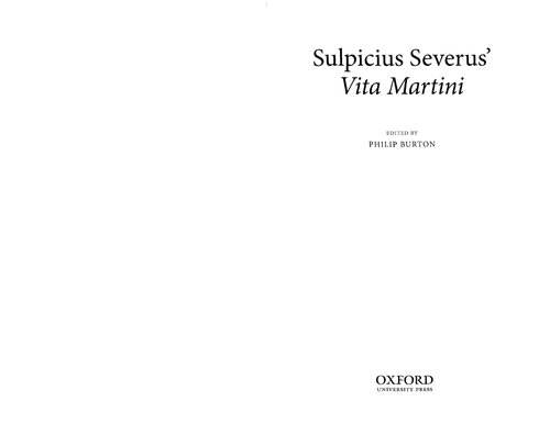 Sulpicius Severus' Vita Martini