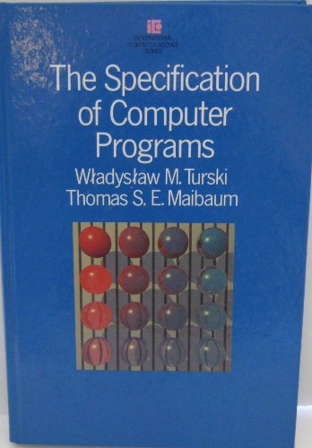 The Specification of Computer Programs