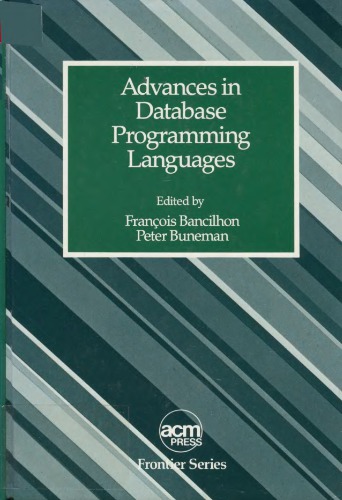 Advances In Database Programming Languages