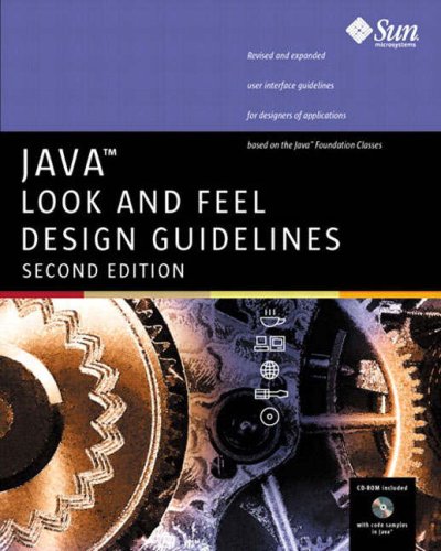 Java Look and Feel Design Guidelines [with CD-ROM]