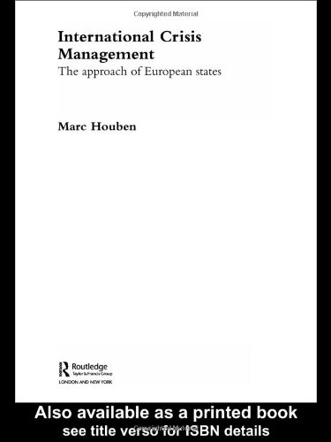 International crisis management : the approach of European states