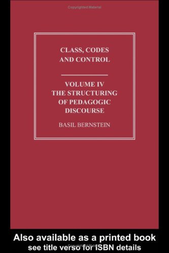 Structuring of Pedagogic Discourse