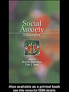 Social Anxiety Disorder