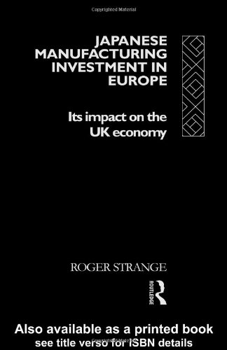 Japanese Manufacturing Investment in Europe