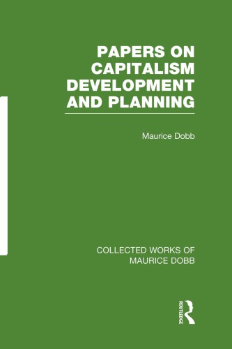 Collected works of Maurice Dobb