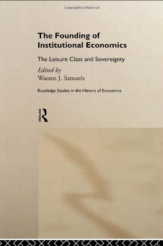 Founding of Institutional Economics