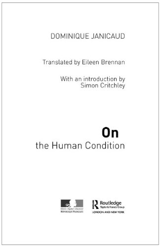 On the Human Condition
