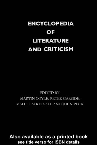 Encyclopedia of Literature and Criticism