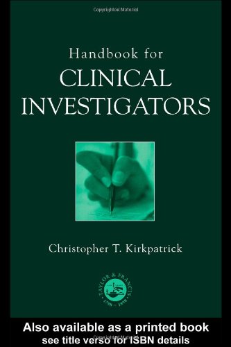 Handbook for Clinical Investigators