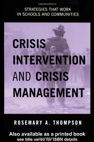 Crisis Intervention and Crisis Management