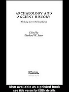 Archaeology and Ancient History