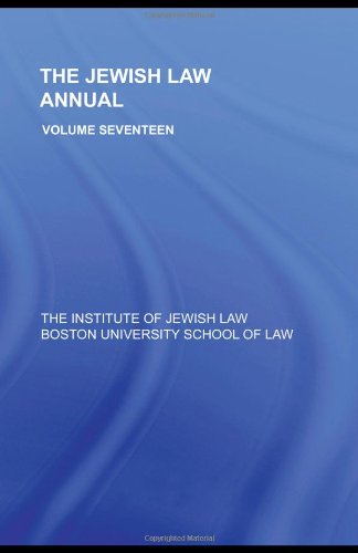 The Jewish Law Annual, Volume 17