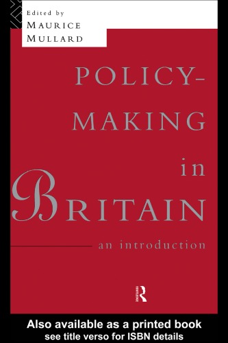 Policy-making in Britain : an introduction