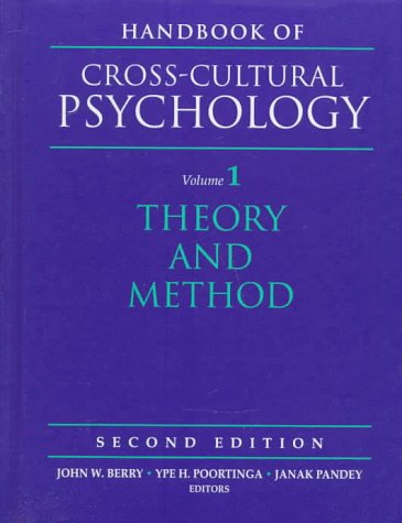 Handbook of Cross-Cultural Psychology, Volume 1