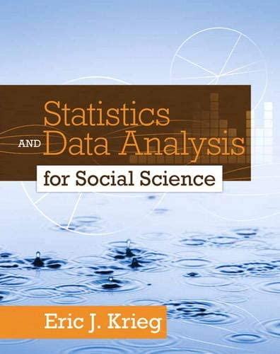 Statistics and Data Analysis for Social Science