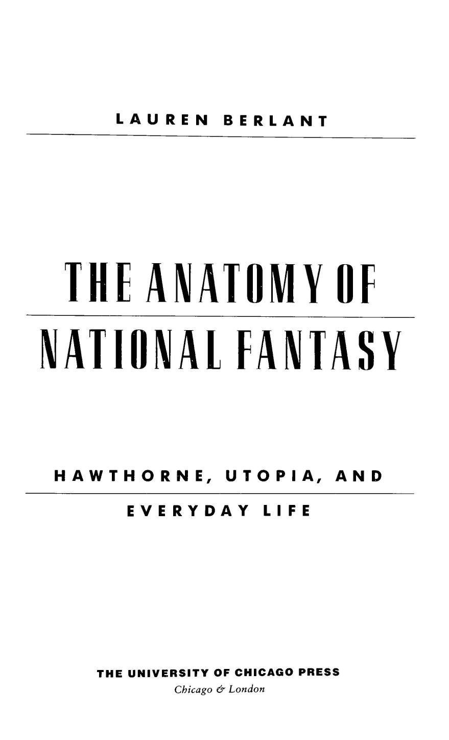 The Anatomy of National Fantasy