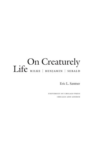 On Creaturely Life