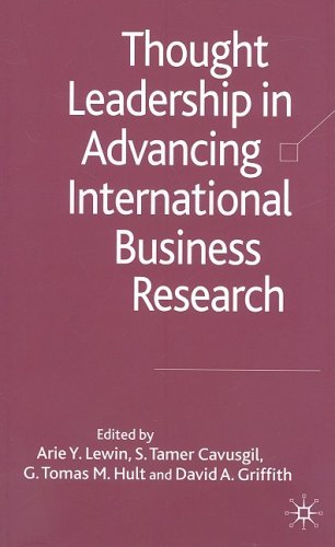 Thought Leadership in Advancing International Business Research