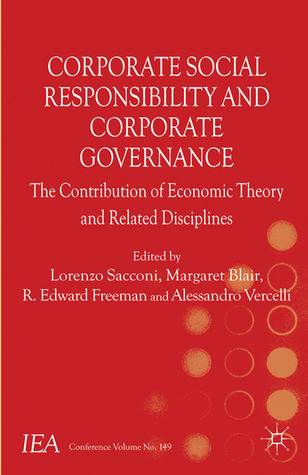 Corporate Social Responsibility and Corporate Governance