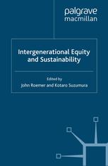 Intergenerational Equity and Sustainability