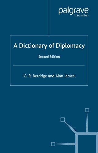 A Dictionary of Diplomacy