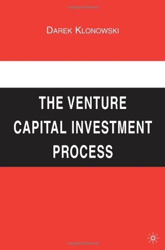 The Venture Capital Investment Process