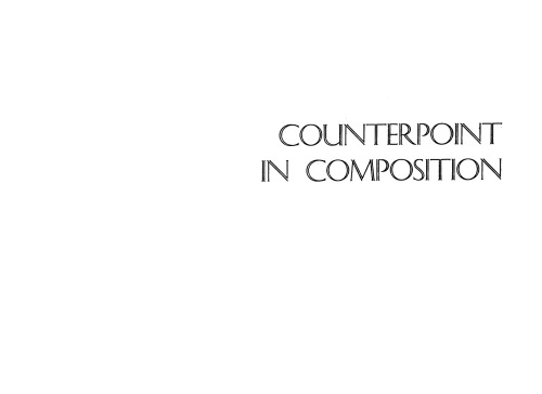 Counterpoint in Composition