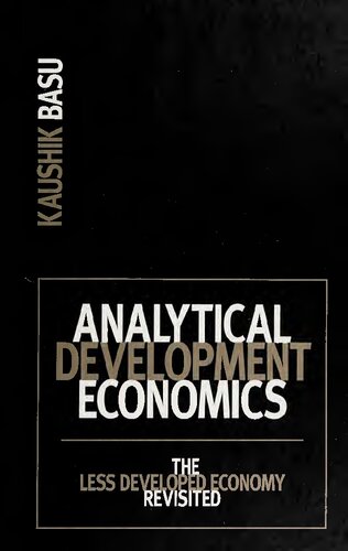 Analytical Development Economics