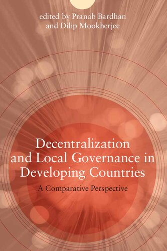 Decentralization and Local Governance in Developing Countries