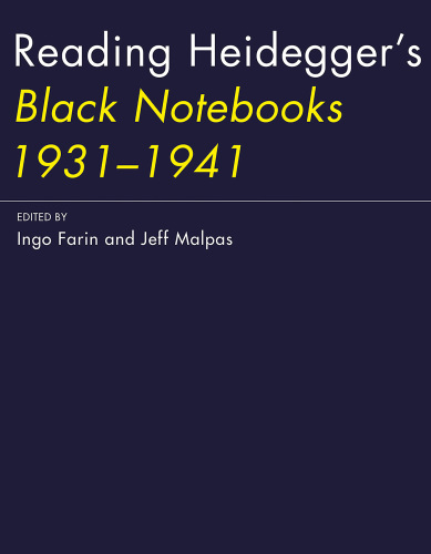 Reading Heidegger's black notebooks 1931-1941