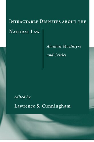 Intractable Disputes about the Natural Law