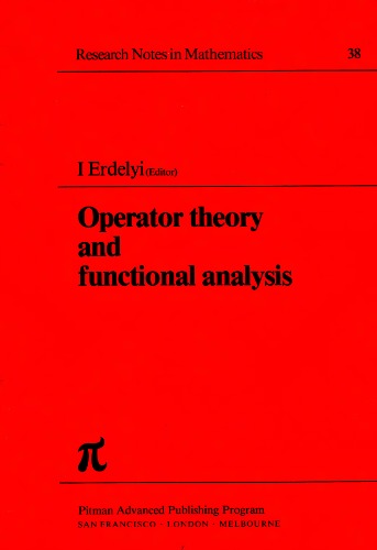 Operator Theory &amp; Functional Analysis