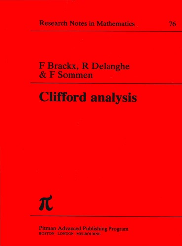 Clifford Analysis