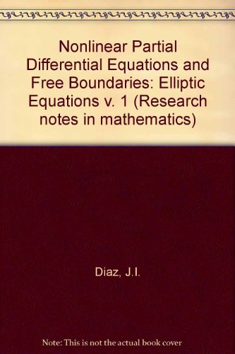 Nonlinear Partial Differential Equations And Free Boundaries