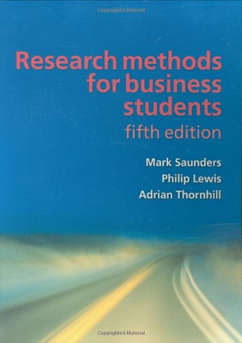 Research Methods for Business Students