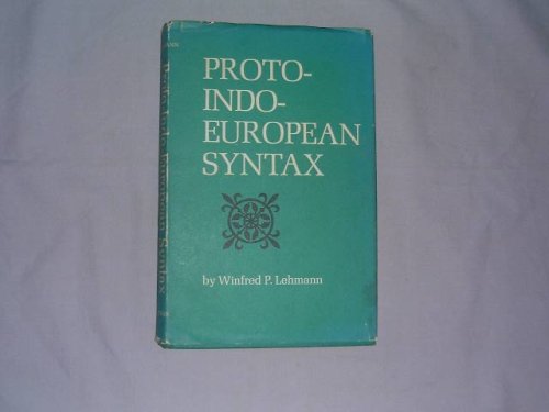 Proto-Indo-European Syntax