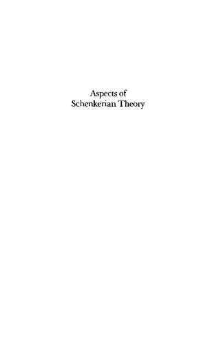 Aspects of Schenkerian Theory